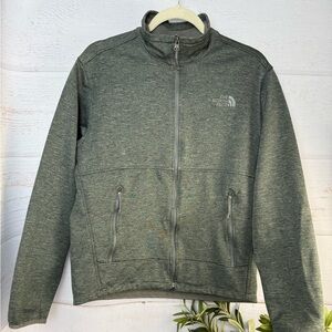 The North Face Canyonwall Jacket Mens M Green Long Sleeve Full-Zip warm hiking
